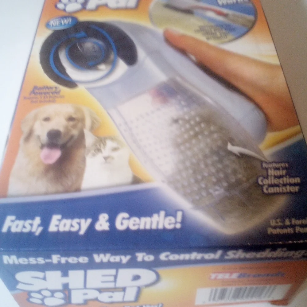 Shed Pal Pet Hair Fur Remover Dog Pet Hair Fur Remover Shedding Grooming NIB